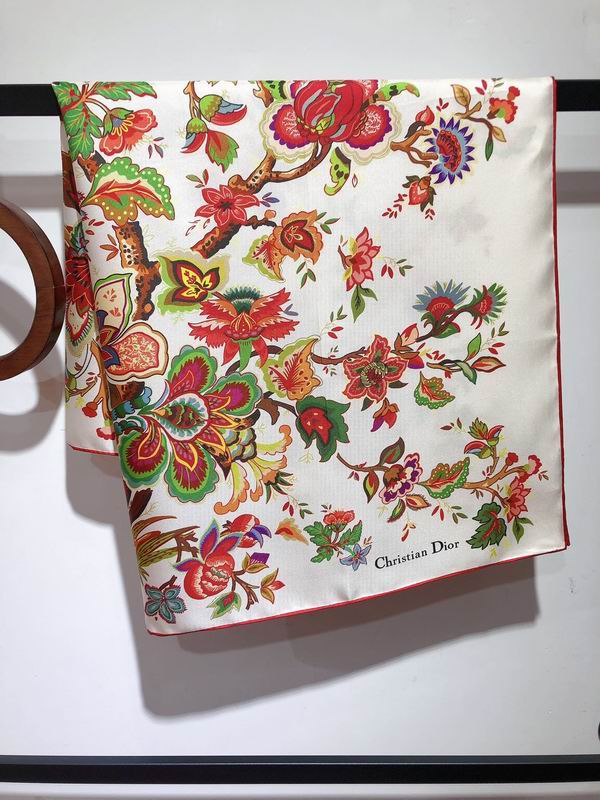 Dior silk scarf 90X90cm E07 (23)